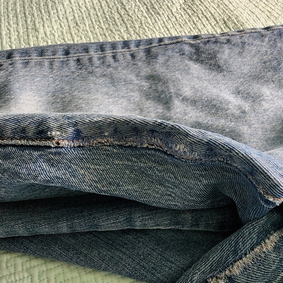 Levis Women's Wedgie Straight Medium Wash Button Fly Jeans Size 31 Inseam 26 - Picture 11 of 11